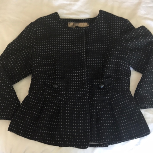 Mac and Jac wool blend peplum blazer - Picture 7 of 8
